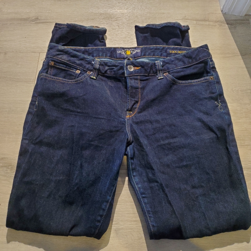 Women's Lucky Brand Lola skinny jeans size 14